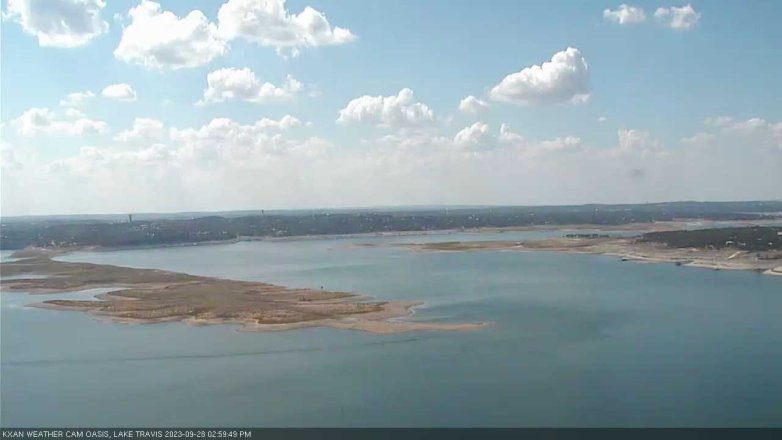 Lake Travis webcam, September 28, 2023 3:00 PM CT
