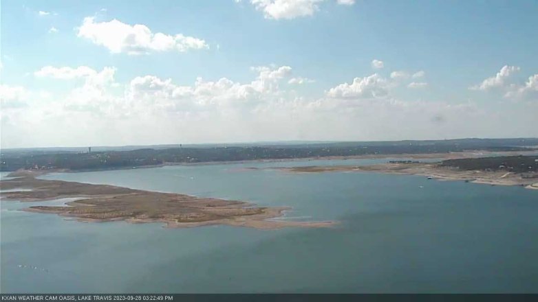 Lake Travis webcam, September 28, 2023 3:25 PM CT
