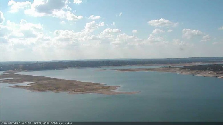 Lake Travis webcam, September 28, 2023 3:45 PM CT