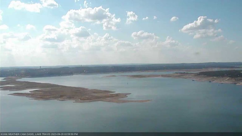 Lake Travis webcam, September 28, 2023 4:00 PM CT