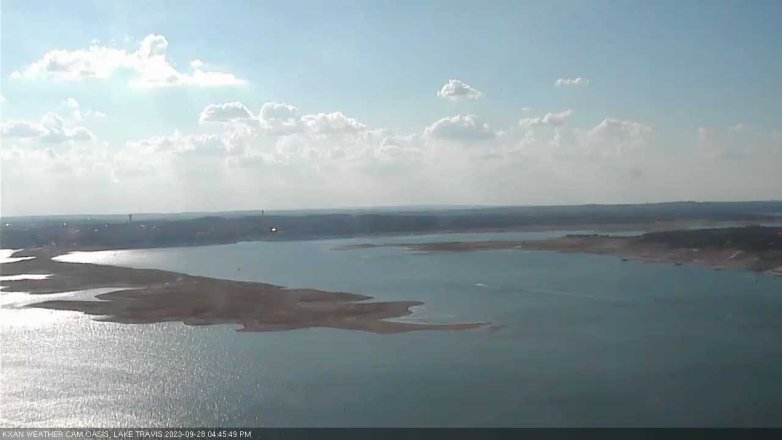 Lake Travis webcam, September 28, 2023 4:45 PM CT