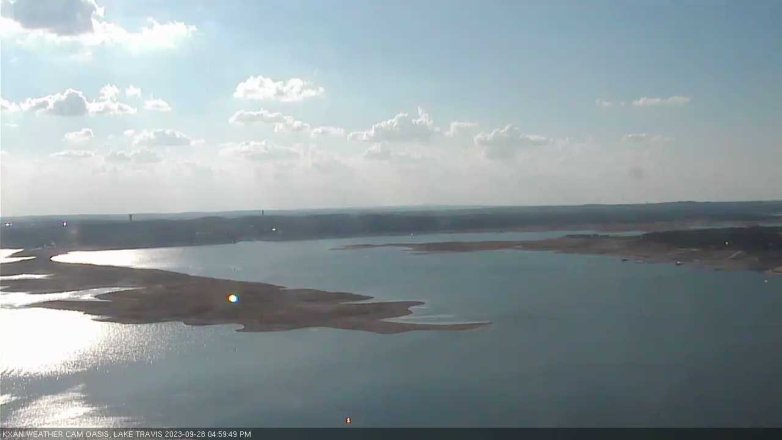 Lake Travis webcam, September 28, 2023 5:00 PM CT