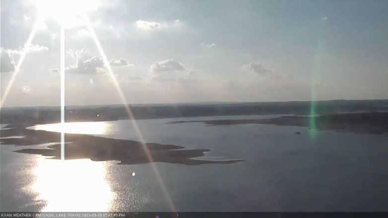 Lake Travis webcam, September 28, 2023 5:45 PM CT
