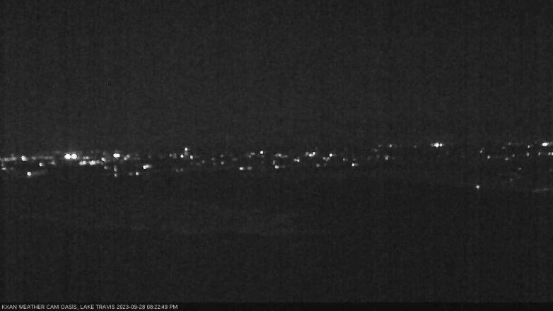 Lake Travis webcam, September 28, 2023 8:25 PM CT