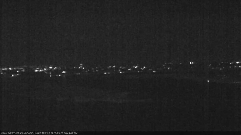 Lake Travis webcam, September 28, 2023 8:45 PM CT
