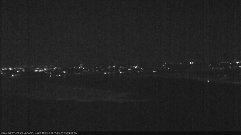 Lake Travis webcam, September 28, 2023 10:00 PM CT