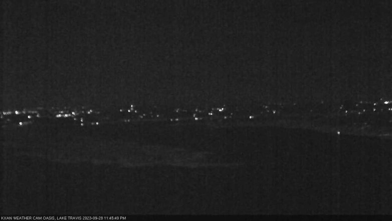 Lake Travis webcam, September 28, 2023 11:45 PM CT