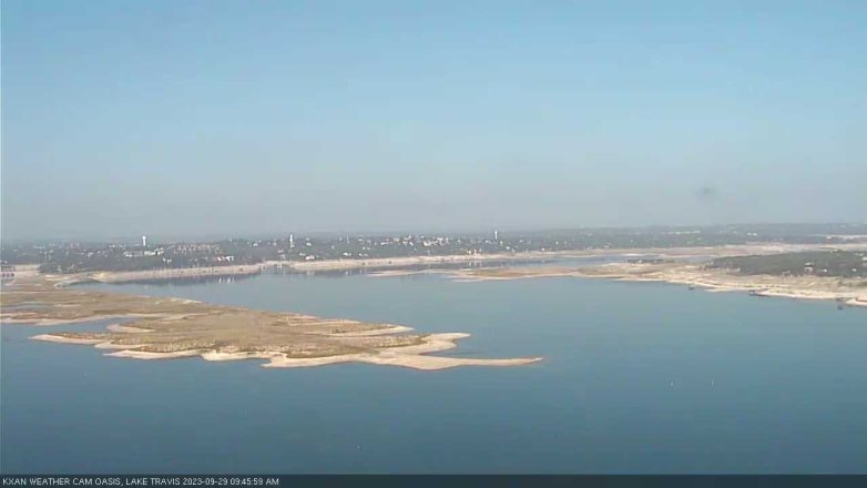 Lake Travis webcam, September 29, 2023 9:45 AM CT