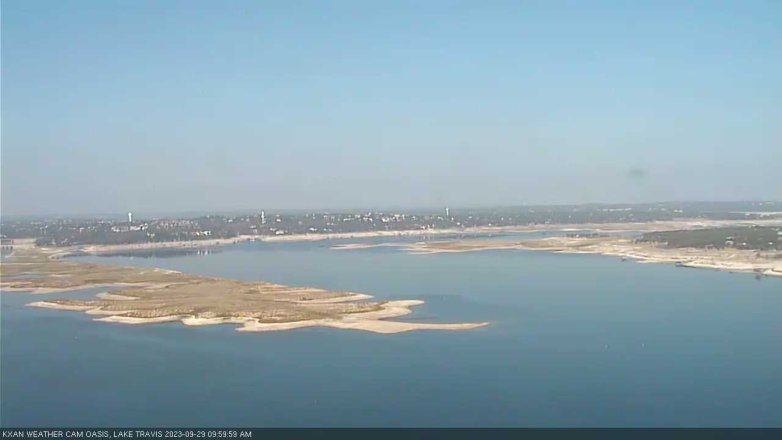 Lake Travis webcam, September 29, 2023 10:00 AM CT