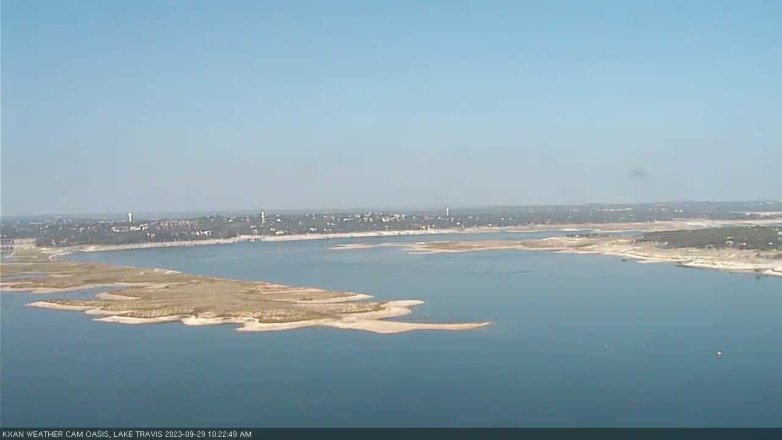 Lake Travis webcam, September 29, 2023 10:25 AM CT