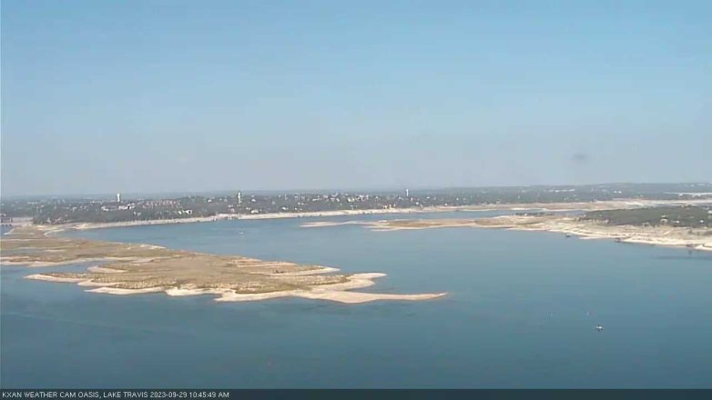 Lake Travis webcam, September 29, 2023 10:45 AM CT