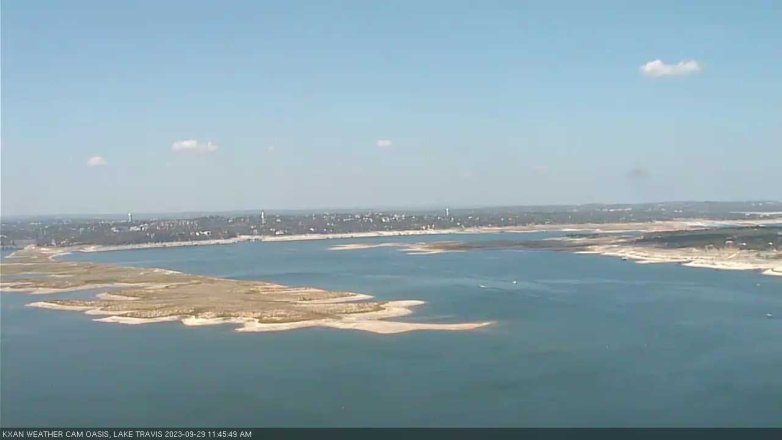 Lake Travis webcam, September 29, 2023 11:45 AM CT