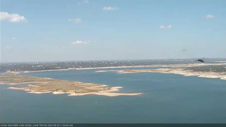 Lake Travis webcam, September 29, 2023 12:00 PM CT