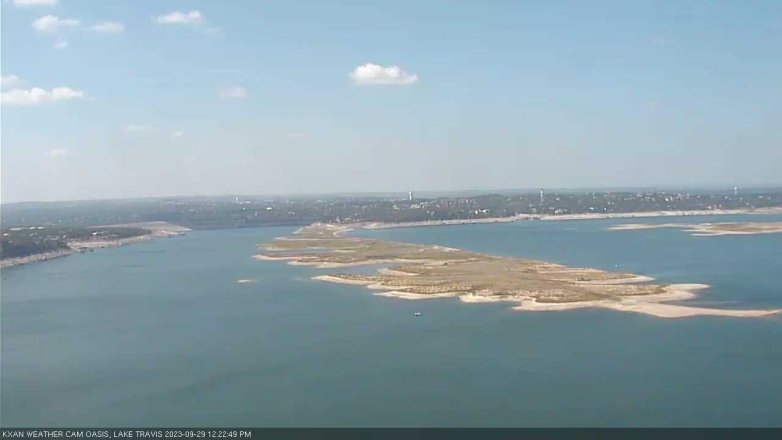 Lake Travis webcam, September 29, 2023 12:25 PM CT