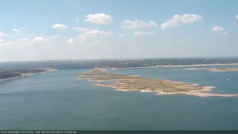 Lake Travis webcam, September 29, 2023 1:00 PM CT