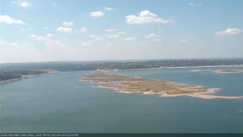 Lake Travis webcam, September 29, 2023 1:25 PM CT