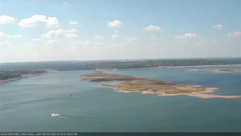 Lake Travis webcam, September 29, 2023 2:00 PM CT