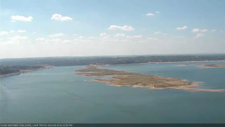 Lake Travis webcam, September 29, 2023 2:25 PM CT