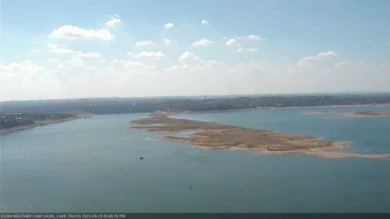 Lake Travis webcam, September 29, 2023 2:45 PM CT