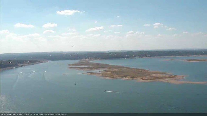 Lake Travis webcam, September 29, 2023 3:00 PM CT