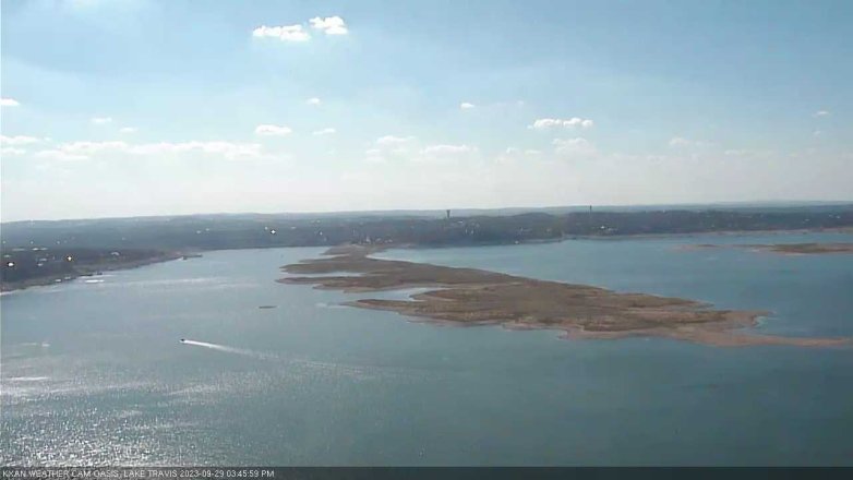 Lake Travis webcam, September 29, 2023 3:45 PM CT