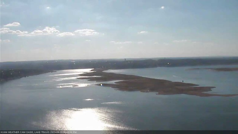 Lake Travis webcam, September 29, 2023 4:45 PM CT