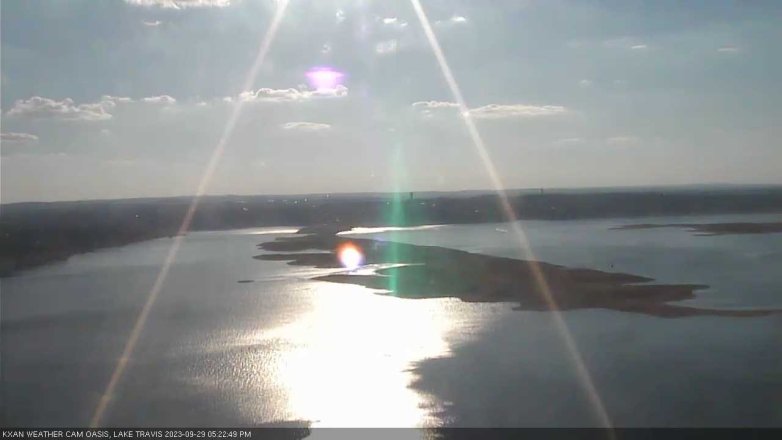 Lake Travis webcam, September 29, 2023 5:25 PM CT