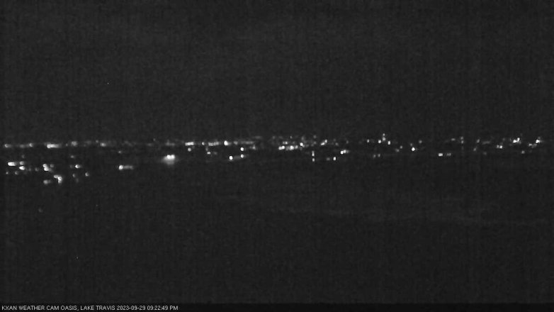 Lake Travis webcam, September 29, 2023 9:25 PM CT