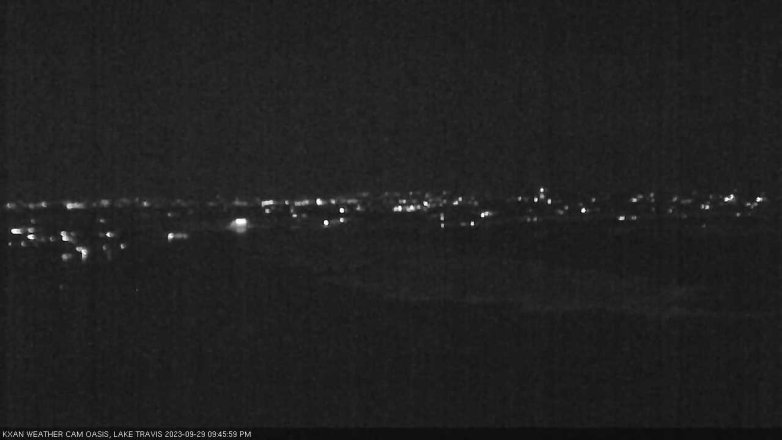 Lake Travis webcam, September 29, 2023 9:45 PM CT