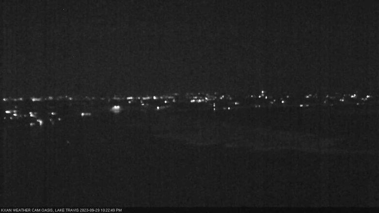Lake Travis webcam, September 29, 2023 10:25 PM CT