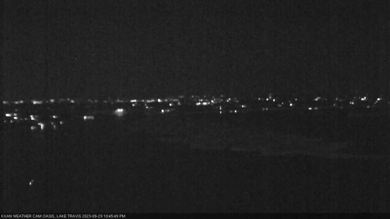 Lake Travis webcam, September 29, 2023 10:45 PM CT