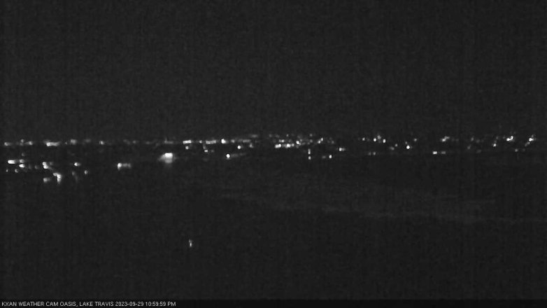 Lake Travis webcam, September 29, 2023 11:00 PM CT