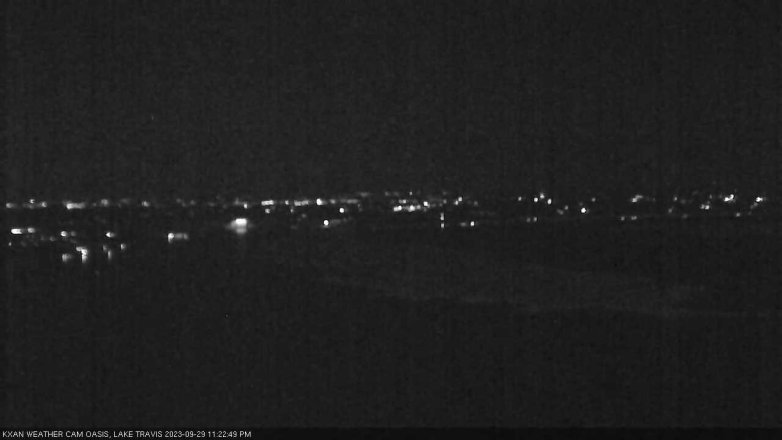 Lake Travis webcam, September 29, 2023 11:25 PM CT