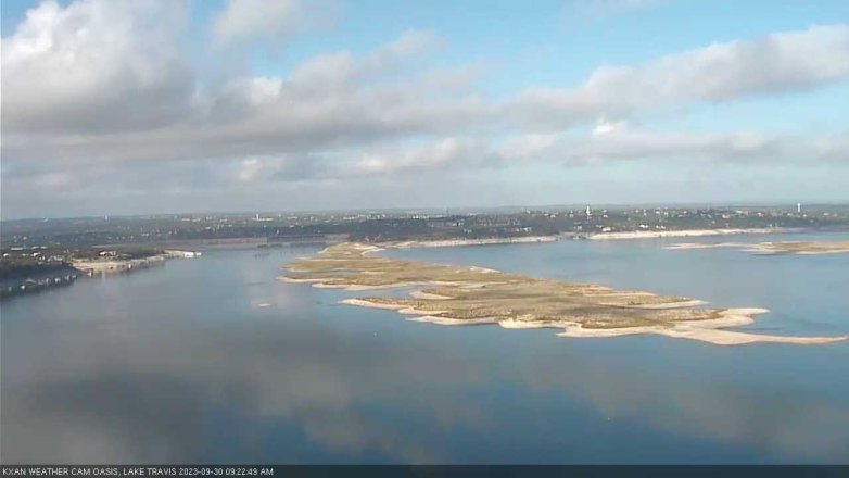 Lake Travis webcam, September 30, 2023 9:25 AM CT