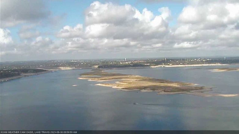 Lake Travis webcam, September 30, 2023 10:00 AM CT