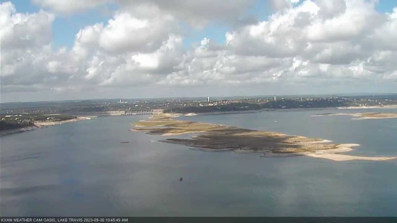 Lake Travis webcam, September 30, 2023 10:45 AM CT