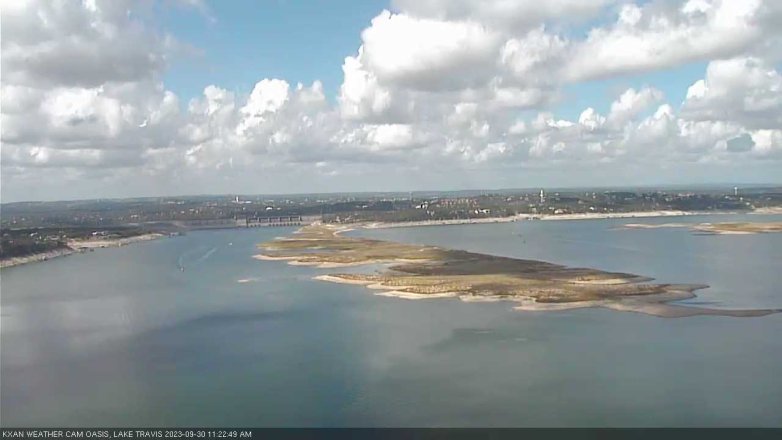 Lake Travis webcam, September 30, 2023 11:25 AM CT