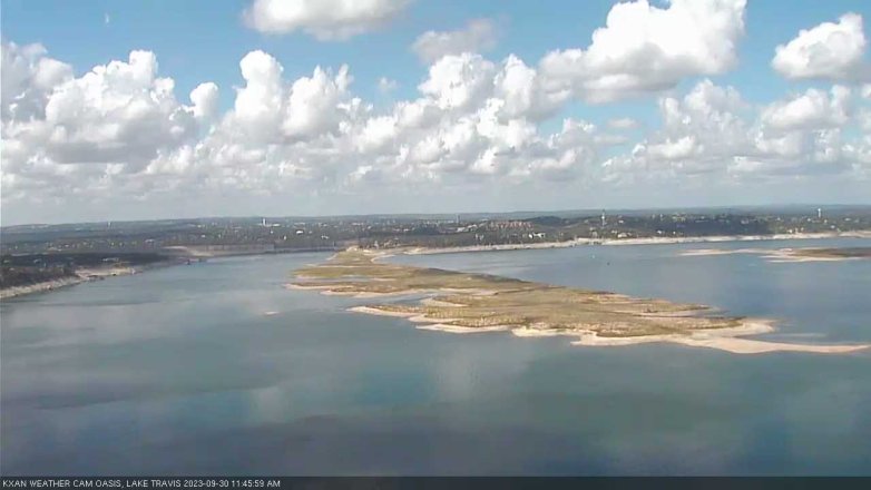 Lake Travis webcam, September 30, 2023 11:45 AM CT