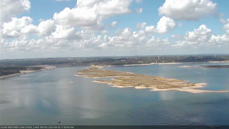 Lake Travis webcam, September 30, 2023 12:00 PM CT