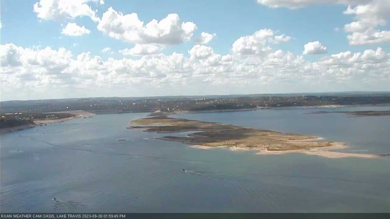 Lake Travis webcam, September 30, 2023 2:00 PM CT