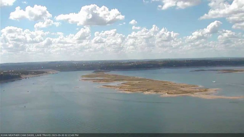Lake Travis webcam, September 30, 2023 2:25 PM CT