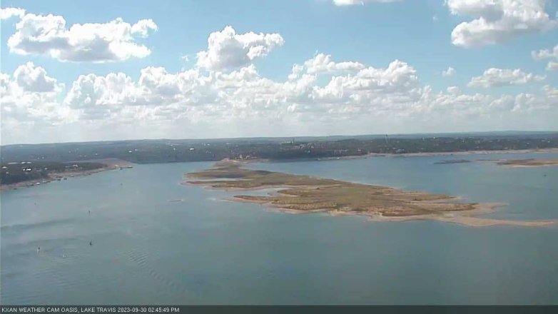 Lake Travis webcam, September 30, 2023 2:45 PM CT