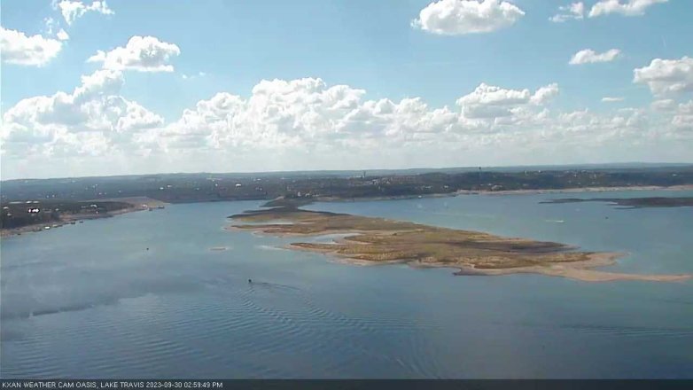 Lake Travis webcam, September 30, 2023 3:00 PM CT