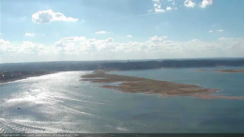 Lake Travis webcam, September 30, 2023 4:00 PM CT