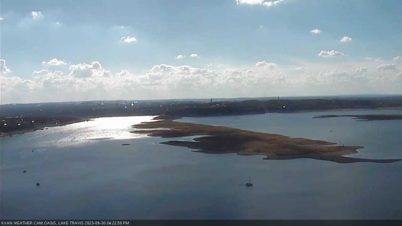 Lake Travis webcam, September 30, 2023 4:25 PM CT