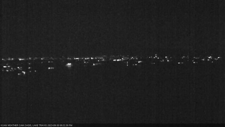 Lake Travis webcam, September 30, 2023 8:25 PM CT