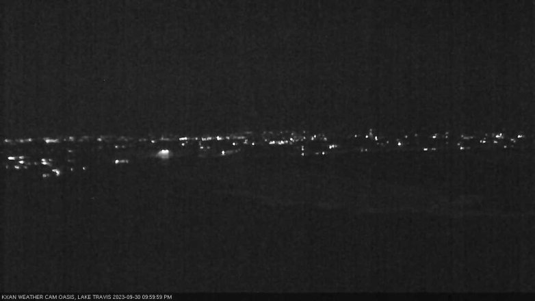 Lake Travis webcam, September 30, 2023 10:00 PM CT