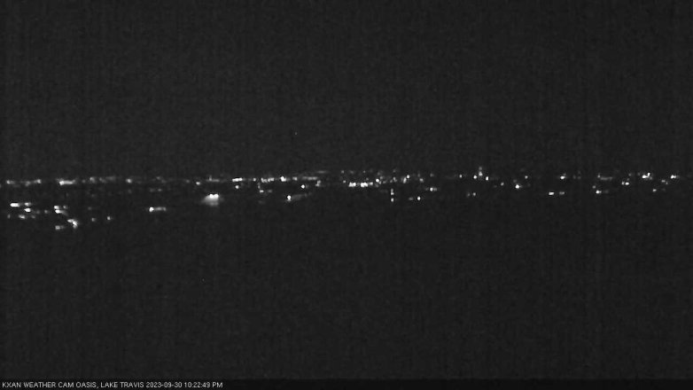 Lake Travis webcam, September 30, 2023 10:25 PM CT