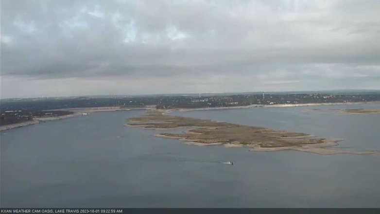 Lake Travis webcam, October 1, 2023 9:25 AM CT