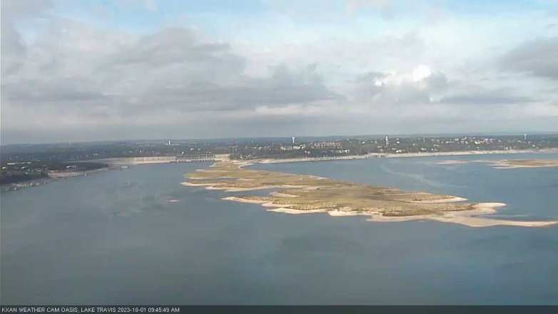 Lake Travis webcam, October 1, 2023 9:45 AM CT